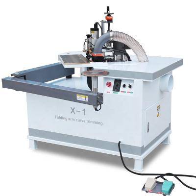 China edgebander woodworking curve shaped edgebanding machine woodworking edge trimming machine for sale