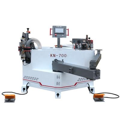 China office furniture cupboard mdf board pvc melamine edge banding KN 700 manual edeg trimmer edge banding machine edge trimmer for sale