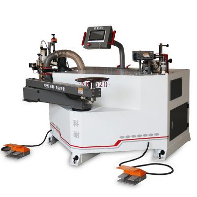 China KN-620 Manual Edge Banding Machine Glue Pot With Curved Edge Corner Trimming for sale