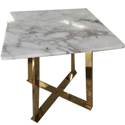 China Wholesale Modern Italian Arabescato Marble Table Top Coffee Table for sale