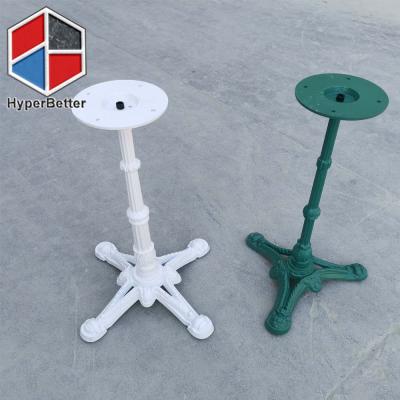 China Modern green wrought iron table legs for coffee table at competitive price for sale