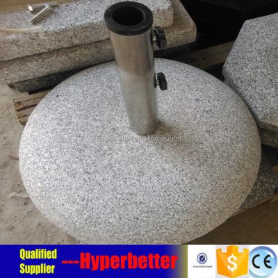 China Rough Finished Outdoor Furniture Granite Umbrella Base For Patio for sale