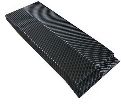 China Induced Draft Cooling Tower Fill Pack Counter Flow Cooling Tower Fill 610mm for sale