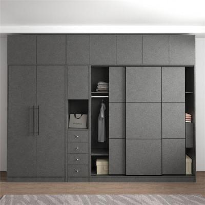 China (Size)Adjustable One-Stop Solution Utility Unit Bedroom Wall Wardrobe TV Cabinet With Mirror Design for sale