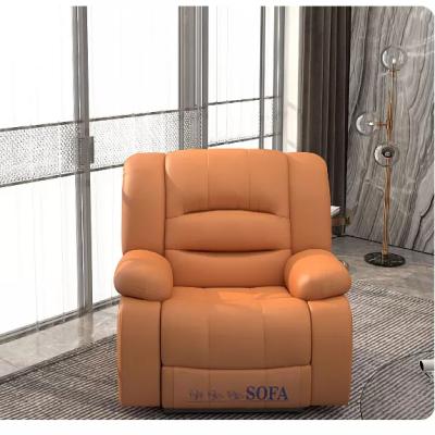 China Functional Adjustable (Height) Latest Design Modern Leisure Style Lounge Relax Leather Recliner Sofa Chair for sale