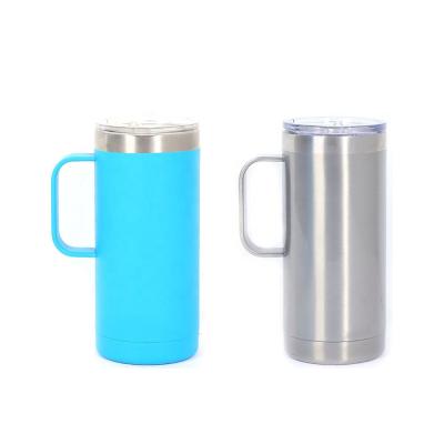 China Sustainable Stainless Steel Tumbler 24oz Tumbler With Handle Double Wall Wine Tumbler Eco Friendly for sale