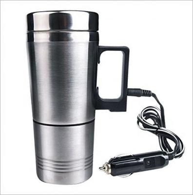 China Factory Price 12V Heater Vacuum Viable Usb Heated Stainless Steel Electric Self Warmer Cordless Cup Coffee for sale