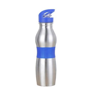 China Wholesale Sustainable BPA Free Stainless Steel Sport Single Wall Bottle With Straw Promotional Gift for sale