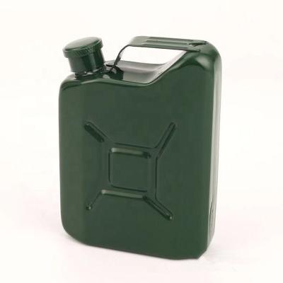 China Wholesale Hot Sale 8oz Industrial New Design Oil Can Flask Stainless Steel Hip Flask Set for sale