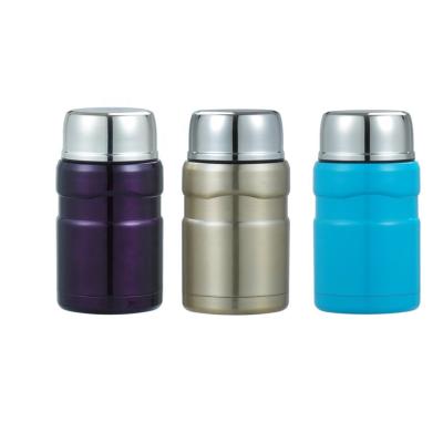 China Business Stainless Steel Insulated Food Flask Sealed With Bowl Folding Spoon 500ML/700ML School Travel Office Outdoor for sale