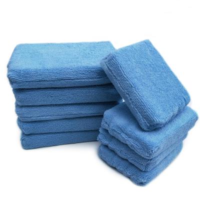 China BONNO Microfiber Applicators Sponges Cloths Microfiber Wax Buff Pads Cleaning Polishing Wash Station for sale