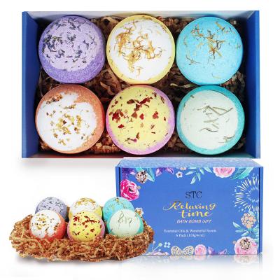 China Improve Skin Aging BONNO Bath Bombs For Women Kids Spa Bubble Bath Bomb Gift For Mom Beauty Relaxing Gift For Mothers Day Valentines Birthday for sale