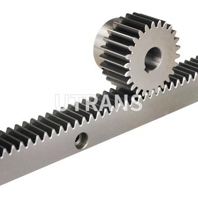 China M2 High Speed ​​Metal Building Material Stores Low Price Transmission Rack Spur Gear for sale