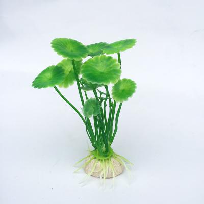 China Simultative Viable Aquarium Design Hot Plant Direct Selling Plant Aquatic Plant Plastic Flower for sale