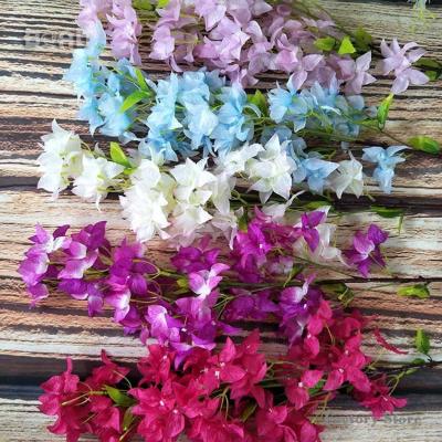 China Pastoral Style Wedding Flower Artificial Flower Fabric Bougainvillea Speetabilis Decorative Flower for sale