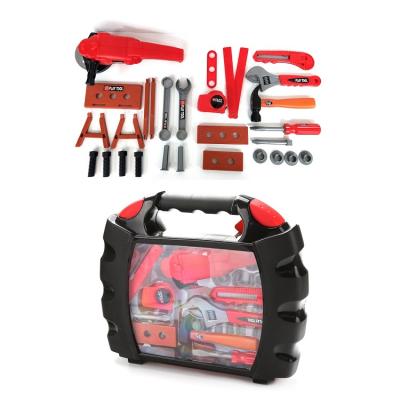 China Simulated Design 29 Pcs Simulation Tools Toys Sets Plastic Inertia Various Toolbox Set Hot Selling Toys Toy Tool For Children for sale