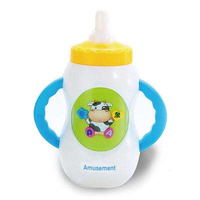 China Lovely 2022 music baby toys bottle care simulation baby music lights and toys driver light for infant for sale