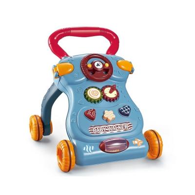 China Music Musical Educational Multi-Function Early Learning Baby Learn To Push Baby Walker Toys With Sound Effects for sale