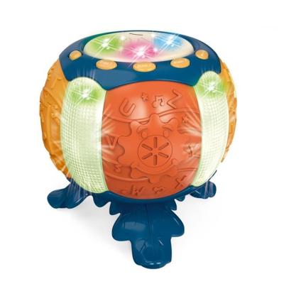 China Handsome Pat Drum Toy Baby Electronic Music Light Tapping Pumpkin Drums Toys Musical Instrument Drum Toy With Certificate for sale