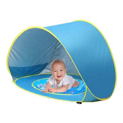 China Fantastic Portable Durabl UV Protection Outdoor Baby Kids Beach Tents With Pool for sale