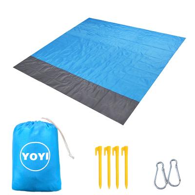 China Waterproof Outdoor Sand Camping Picnic Blanket Durabl Beach Folding Beach Free Mat for sale