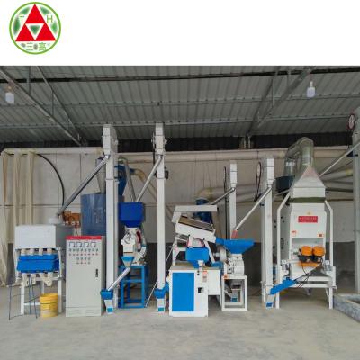 China Grain / High Rice Mill Yield 30 Ton Per Day Mini Corn Paddy Rice Mill Plant Complete Set for sale