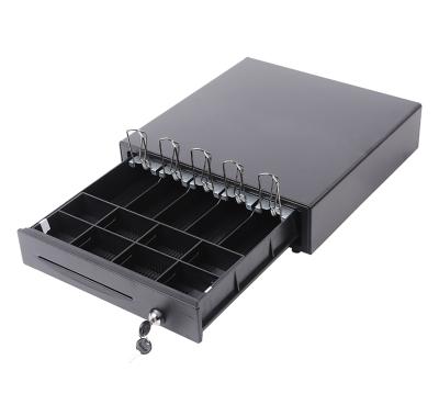 China Metal and Steel Electronic POS System Cash Collector Drawer JJ-405 with 5 Bill Slots and 5/8 Coin Slots for sale