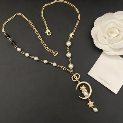 China FASHIONABLE Famous Brands Fashion Brass Luxury cc GG DD DD Inspired Designer New Style cc Necklace for sale