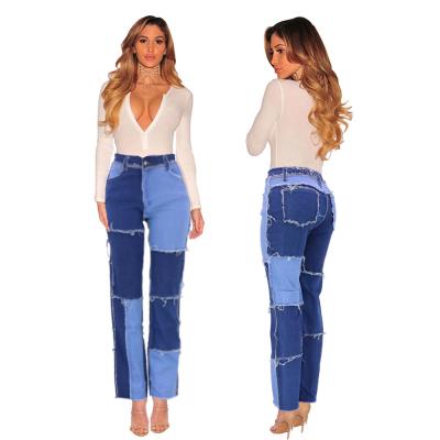 China New high fashion drop shipping new high elastic women's denim mom jeans ladies breathable jeans for sale