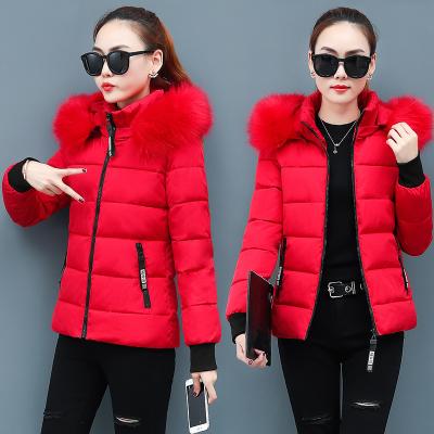 China Dropshipping Breathable Women Thick Warm Hooded Cotton Padded Slim Female Jackets Bubble Coat Winter Coats for sale