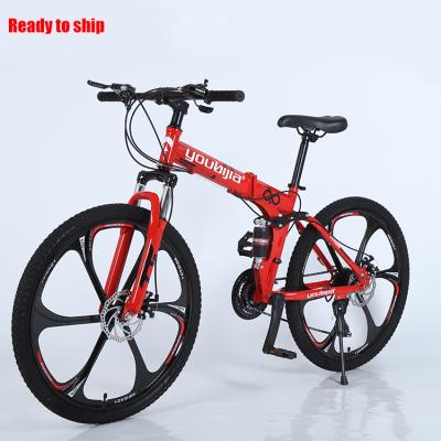 中国 Steel 3 6 10 knife wheel mountain folding bike cheap full suspension mtb bycycles men for sale bicycle 29 販売のため