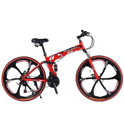 中国 cheap aluminum alloy folding bike 28 inch moutain folding bike folding bicycle and factory sales directly 販売のため