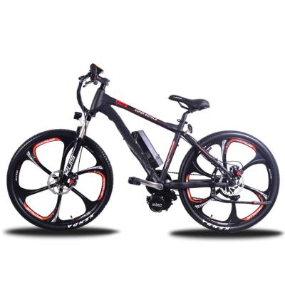 China Aluminum alloy cable 8 speed OEM alloy e-bike mtb 29er electric brushless motor hidden mountain bike for sale