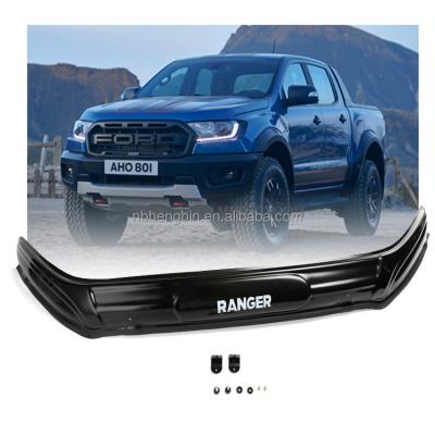 China Upgrade Appearance ABS Hood Protector Guard For Ford Ranger 2015 Hot Selling T7 Car Auto Accessories for sale