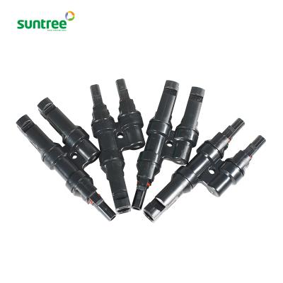 China 1500V Solar Pv Electrical Wire DC Connectors Waterproof Connectors Types IP65 for sale