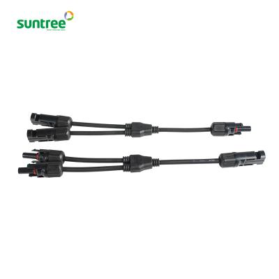 China Suntree solar high quality new connector 3 in 1 wire waterproof ip65 solar connector for sale