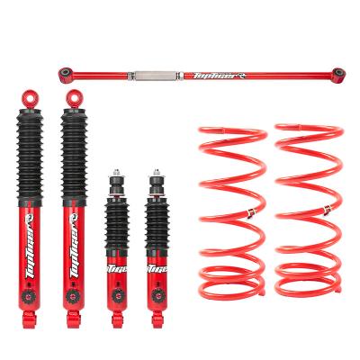 China Steel For Hyundai Terracan Off Road Adjustable Twin Tube Shock Nitrogen Gas Charged for sale