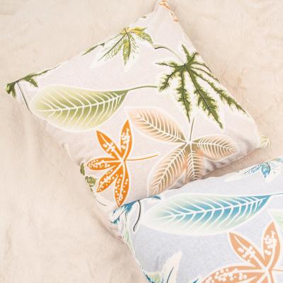 China Non-Toxic In Factory Stock Floral Vintage Soft Sublimation Chenille Pillow Case Knit Cushion Cover For Home Decoration for sale