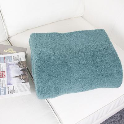 China OEM ODM Ultra Soft Thick Bulky Super Soft Non-Toxic Knit Throw Blanket For Home Decoration Sofa Bedding for sale