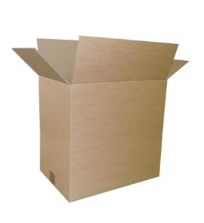 China Waterproof Double Wall Carton Box For Storage Frozen Food , Brown Shipping Boxes for sale