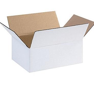 China Recycled Corrugated Shipping Boxes , White Custom Carton Box Free Sample for sale