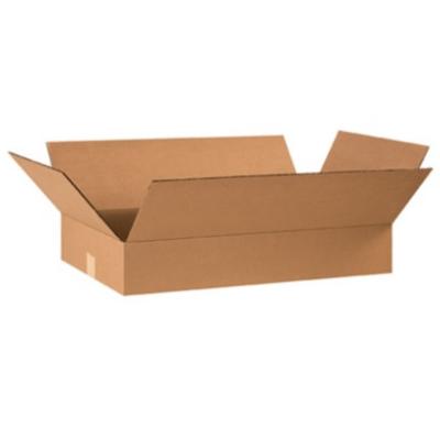 China Brown Corrugated Shipping Boxes With UV Coating Recycled Cardboard Boxes for sale