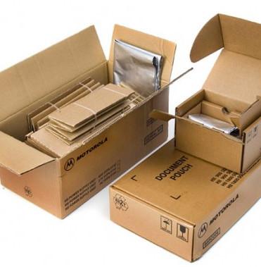 China Brown Plain Custom Corrugated Packaging Boxes With Glossy / Matt Lamination for sale