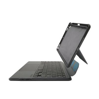 China Wholesale Price Victory-lock Wireless Magnetic Smart Keyboard For Tablet Keyboard Covers Foldable Tri Trackpad Keyboard Case for sale