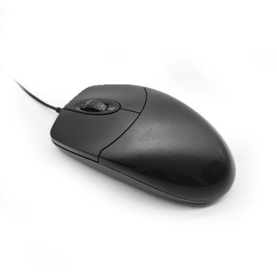 China Original Soft Feeling Mouse High Quality Cable Base Three Button Mouse Without Side Button for sale