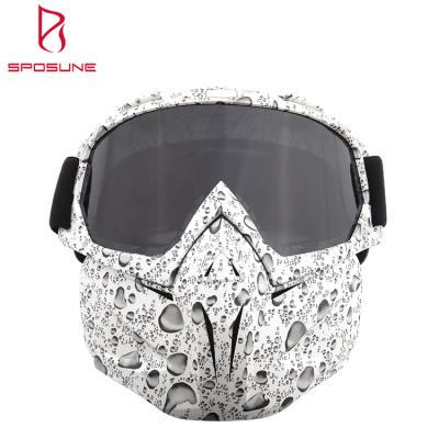 China Custom Motocross MX Full Face Motorcycle Goggles Goggles Mount Glasses Dustproof Windproof And Dustproof Mask for sale