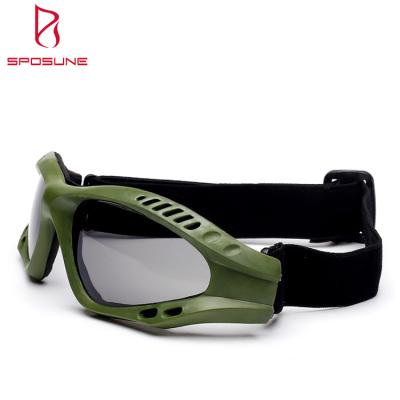 China Anti-scratch Factory OEM Sposune Glass Military Shooting Tactical Goggles With Your Logo for sale