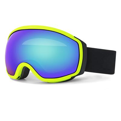 China Outdoormaster 2021 new arrival UV400 fogproof sports eyewear snowboard glass otg ski goggles for sale