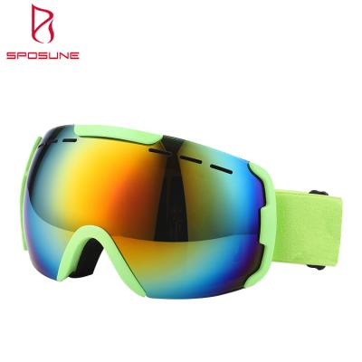 China SKI New Arrival Custom Logo UV400 Double Lens Adult Snowboard Skiing Anti Fog Goggles for sale