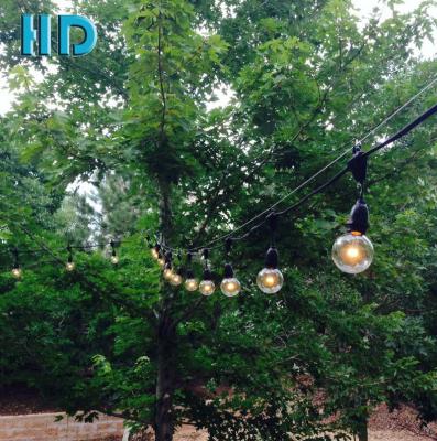 China indoor/ourdoor G40 decoration led globe string christmas lights outdoor, led E12 0.5w G40 bulb for sale